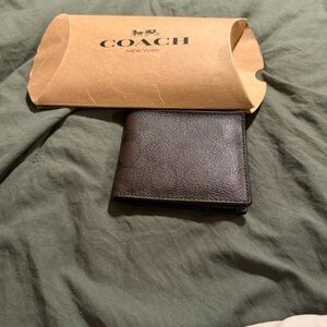 Coach Dark Brown Signature Wallet